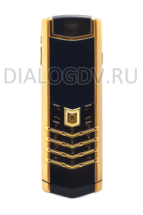 Vertu Signature S Design Gold - купить Vertu дешево, копии телефонов Vertu,  золотой Vertu Signature, верту