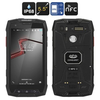 Защищенный LTE-смартфон с большим экраном Conquest Knight S9